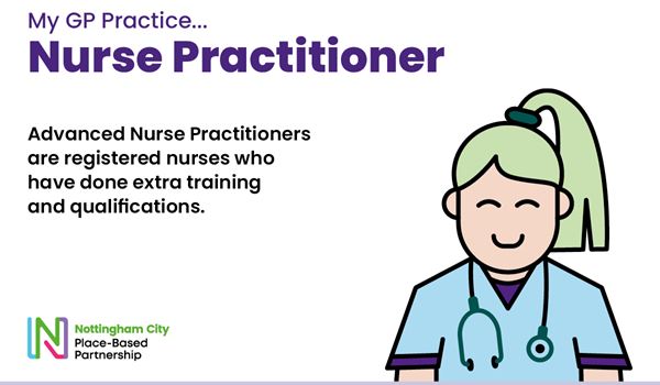 Advanced nurse practitioners are registered nurses who have done extra training and qualifications