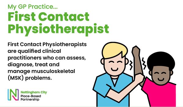 First contact physiotherapists are qualified clinical practitioners who can assess, diagnose, treat and manage MSK problems