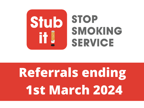 stub it referrals ending 1st March